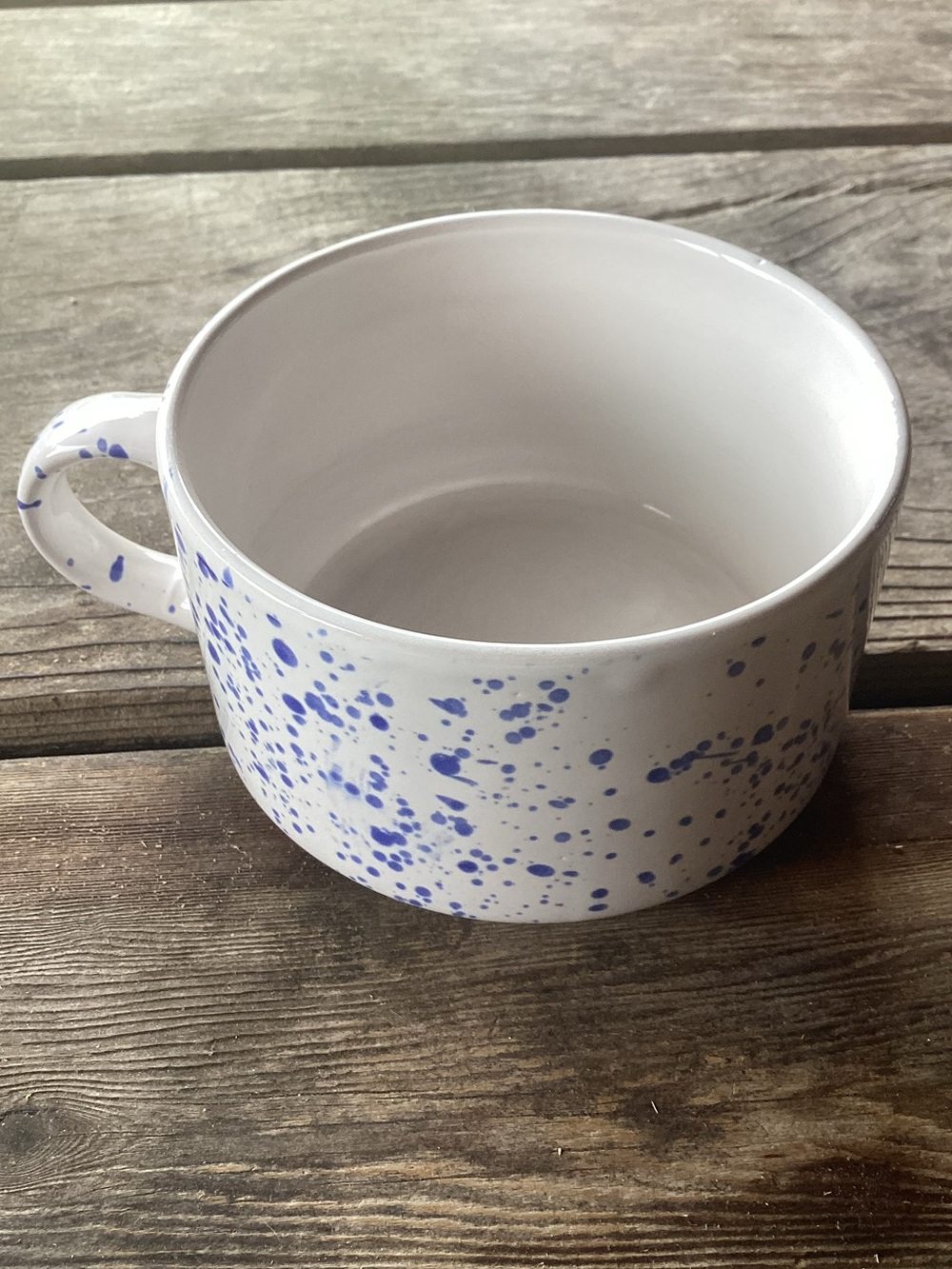 Mug and Plate in Ceramic Splatter Pattern - Picture 4 of 10